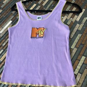 Mtv cropped tank top